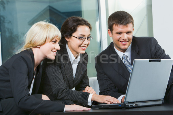 Stock photo: Three business people