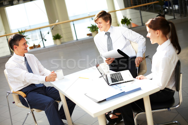 Chatting in office  Stock photo © pressmaster