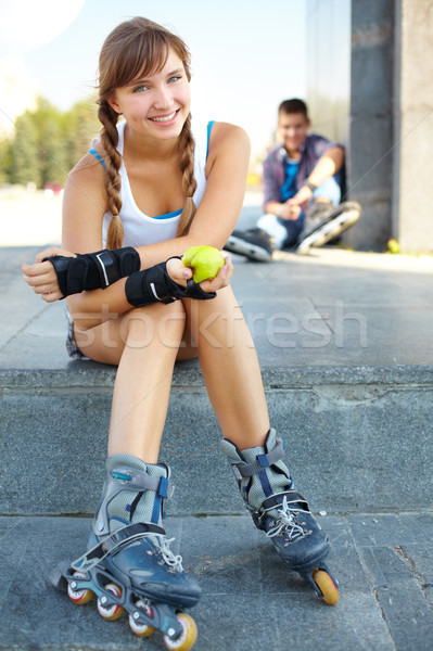 Sporty girl Stock photo © pressmaster