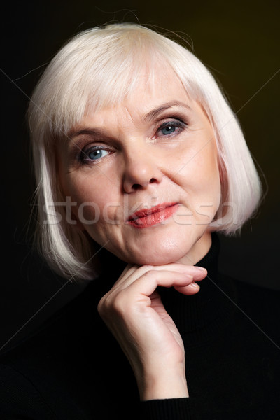 Woman in black Stock photo © pressmaster