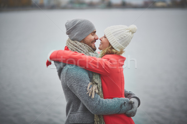 Amourösen Paar Porträt glücklich guy Freundin Stock foto © pressmaster