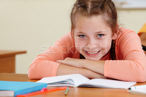 Stock photo: Youthful reader