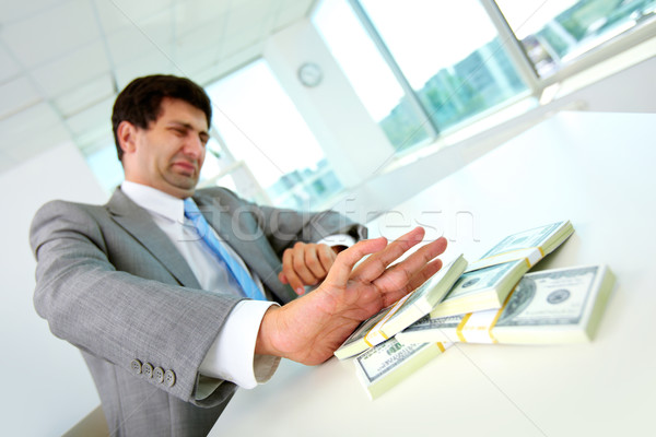 Refusing to take bribe Stock photo © pressmaster