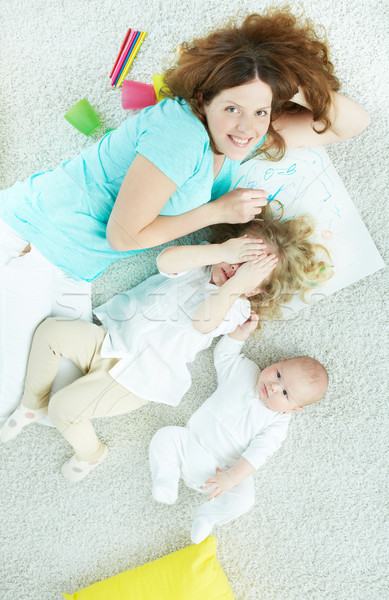 Playful family Stock photo © pressmaster