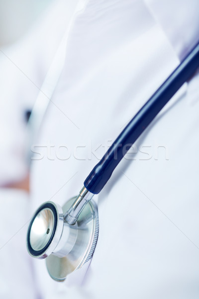 Orvosi felszerelés közelkép sztetoszkóp orvos orvosi kórház Stock fotó © pressmaster