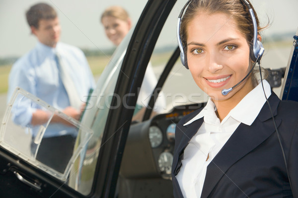 Commercial pilot Stock photo © pressmaster