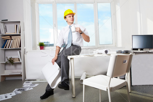 Foreman at work Stock photo © pressmaster
