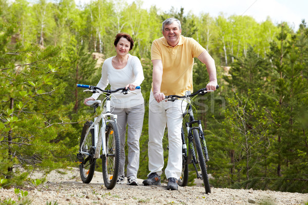 Two bicyclists Stock photo © pressmaster