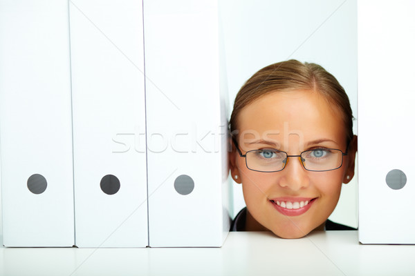 Stock photo: Between folders