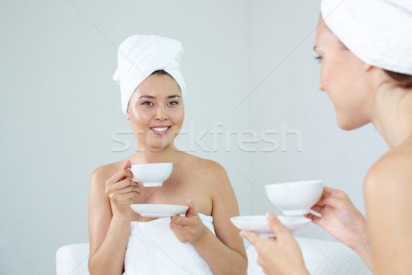 Drinking tea Stock photo © pressmaster