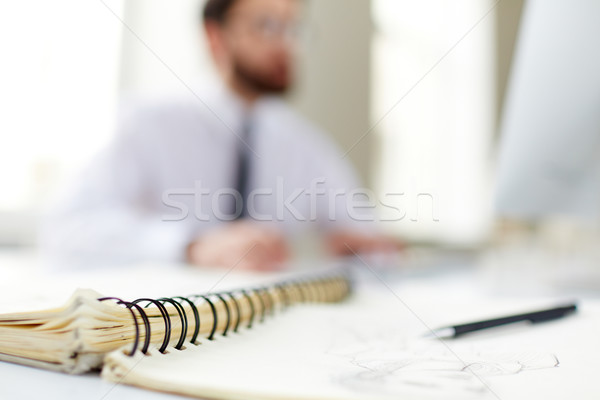 Notepad binder Stock photo © pressmaster