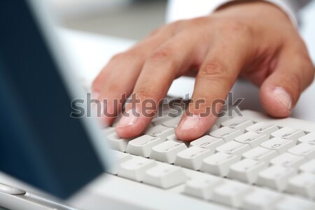 Typing hand Stock photo © pressmaster