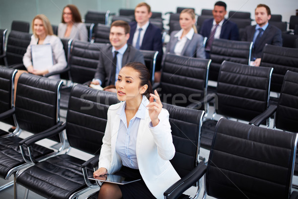 Competent businesswoman Stock photo © pressmaster