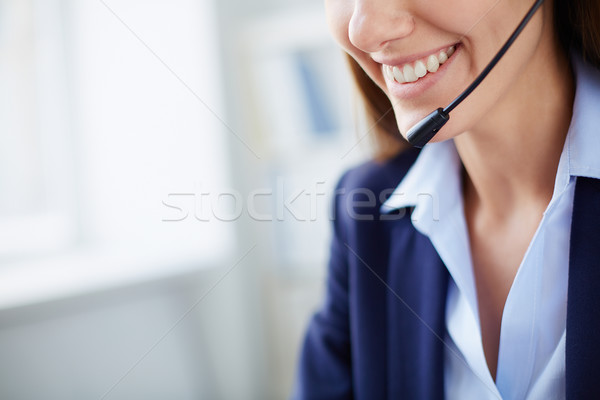 Smile of consultant Stock photo © pressmaster