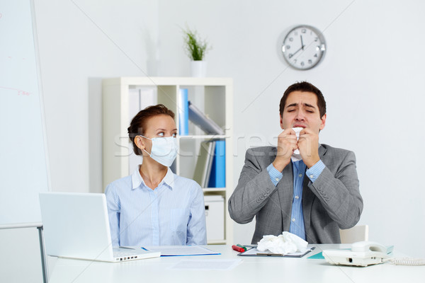 Working during epidemy Stock photo © pressmaster