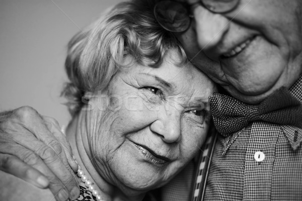 Higgadtság kép idős női nő arc Stock fotó © pressmaster
