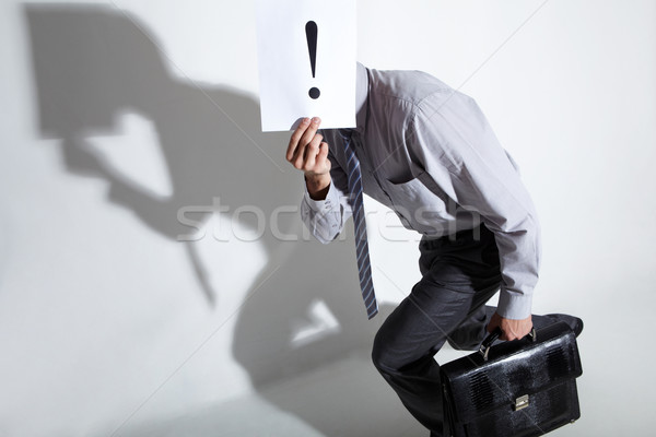 Hiding man Stock photo © pressmaster