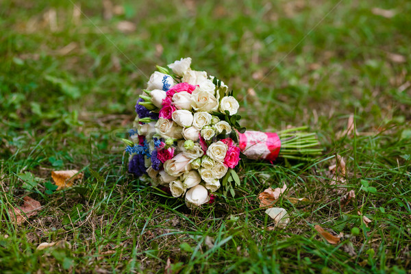 Ramo de la boda boda amor diseno hoja Foto stock © prg0383