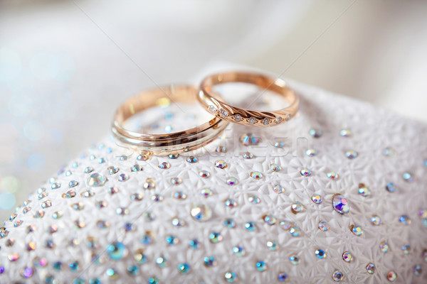 gold wedding rings Stock photo © prg0383