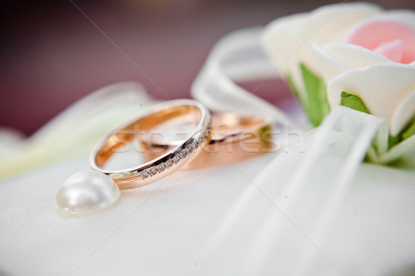 gold wedding rings Stock photo © prg0383