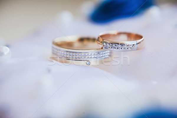 gold wedding rings Stock photo © prg0383