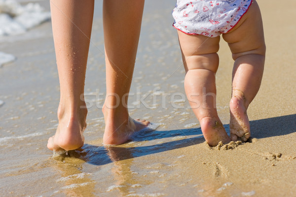 closeup baby's feet Stock photo © prg0383