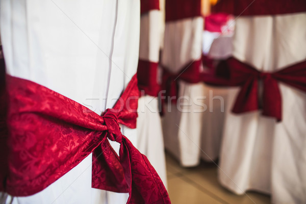 Empty wedding chairs Stock photo © prg0383