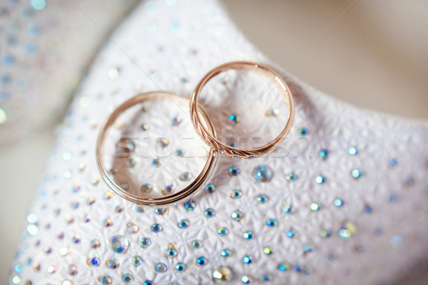 gold wedding rings Stock photo © prg0383