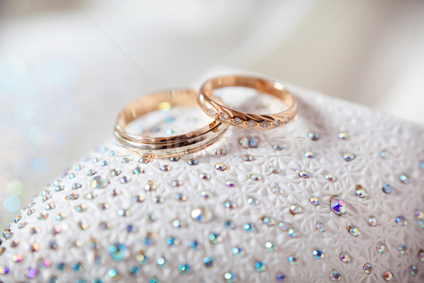 gold wedding rings Stock photo © prg0383