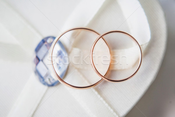 gold wedding rings Stock photo © prg0383