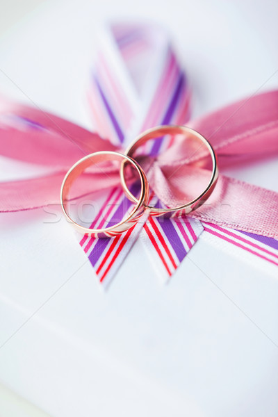 gold wedding rings Stock photo © prg0383