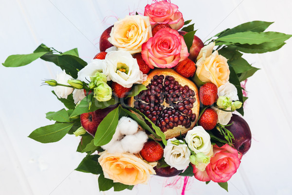 The original unusual edible bouquet of fruits Stock photo © prg0383