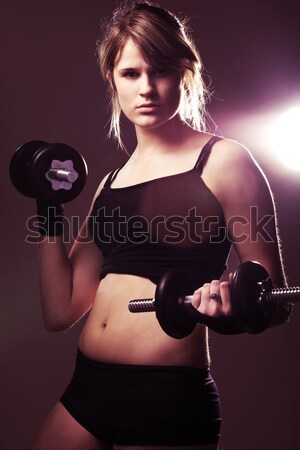 sporty  woman Stock photo © prg0383