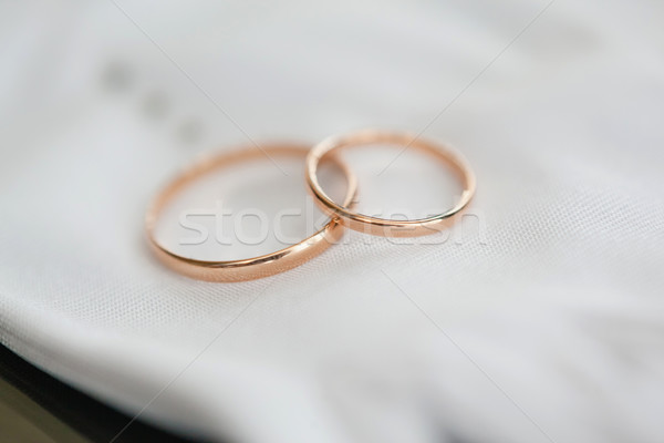 gold wedding rings Stock photo © prg0383