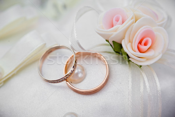 gold wedding rings Stock photo © prg0383