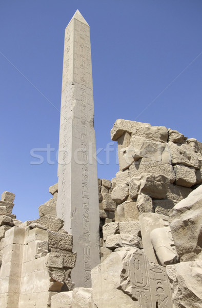 Obelisk around Precinct of Amun-Re Stock photo © prill