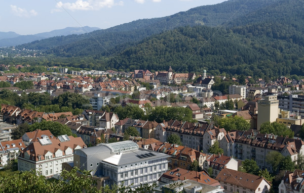 Freiburg im Breisgau aerial view Stock photo © prill