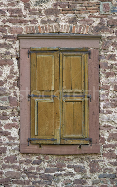 old window and wall Stock photo © prill