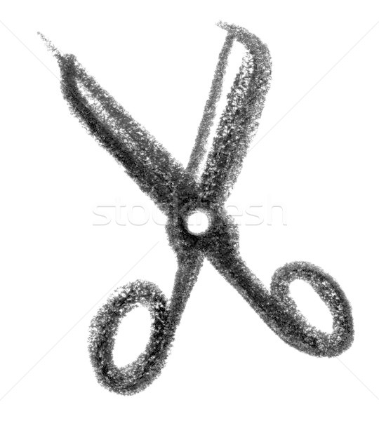 scissors icon Stock photo © prill