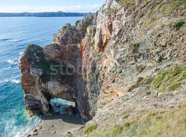 Półwysep dekoracje krajobraz morza górskich Zdjęcia stock © prill