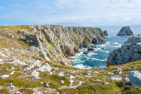 Pointe de Pen-Hir in Brittany Stock photo © prill