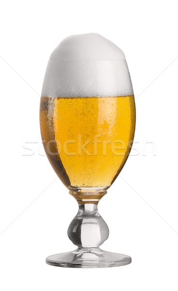 perfect glass of pils beer Stock photo © prill