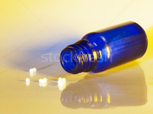 small bottle and globules Stock photo © prill