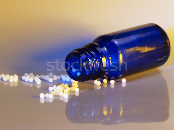 small bottle and globules Stock photo © prill