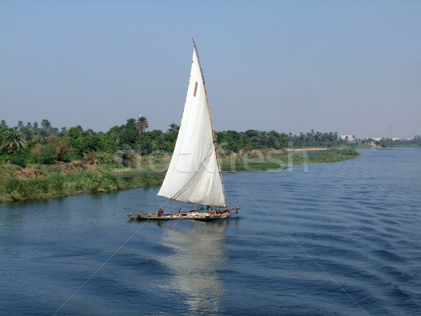 felucca on the Nile Stock photo © prill