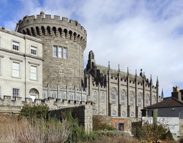 Dublin zamek Irlandia domu miasta budynków Zdjęcia stock © prill