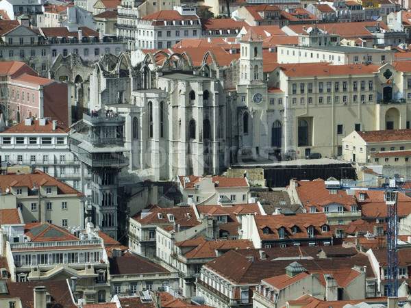 Lissabon stad Portugal huis stedelijke Stockfoto © prill