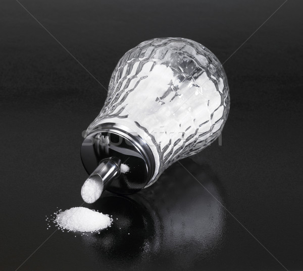 Stock photo: toppled down sugar sprinkler