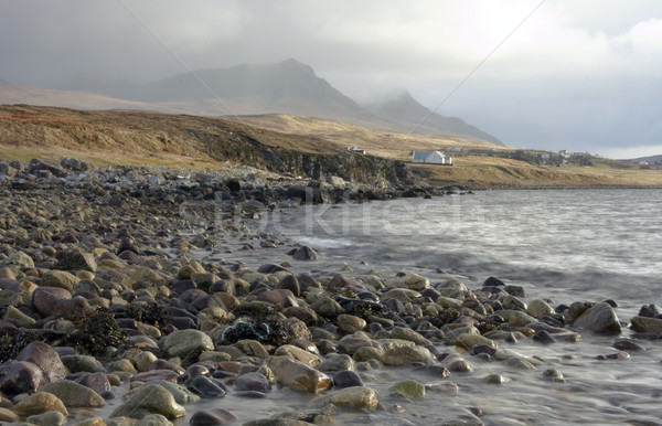 seaside in Scotland with dramatic sky Stock photo © prill