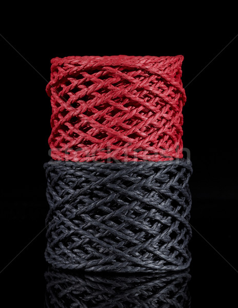 grey and red twine Stock photo © prill